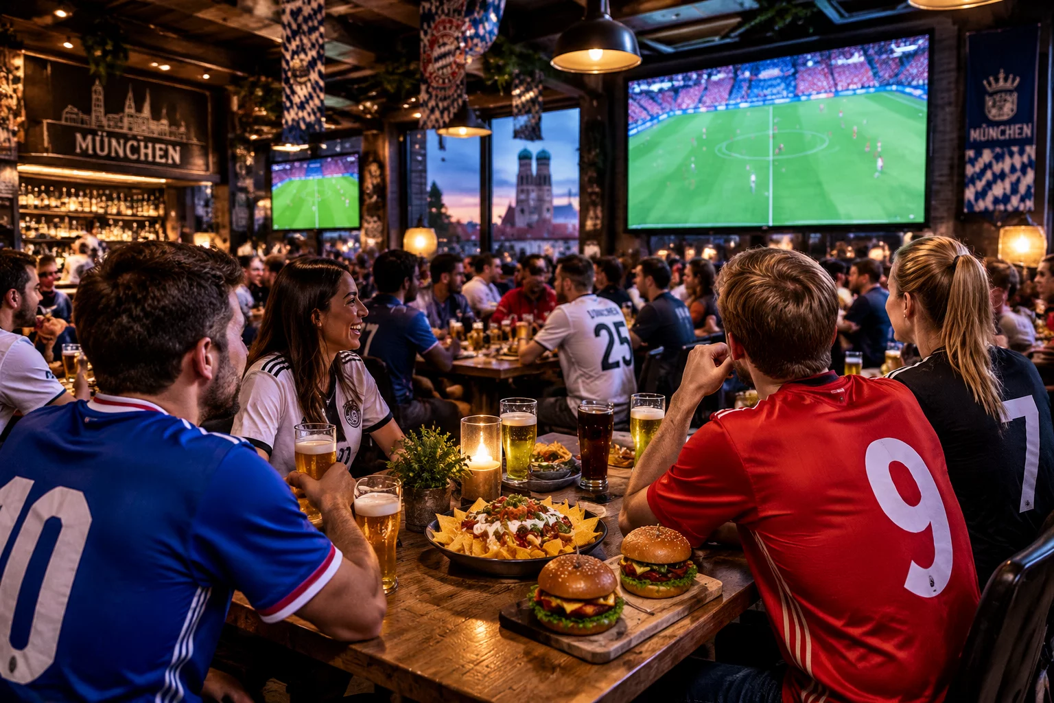 Die besten Sportsbars in München für den NFL Game Day